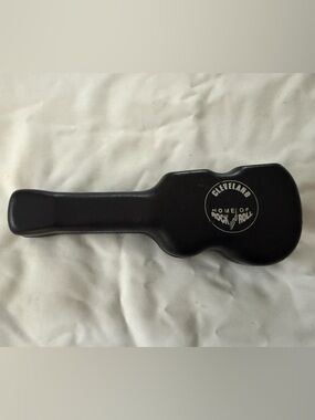 Black Hard Case with 'Cleveland Home of Rock and Roll' Logo